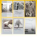 Trauerkarte 11,5 x 17cm, 6 fach sortiert