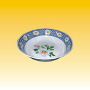 Schssel  ca. 15cm, wei mit blauem Dekor