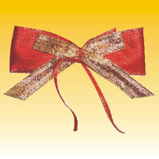 Geschenkschleifen 8 Stck,  ca. 12 x 5cm, ROT oder GOLD
