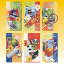 Geburtstagskarte 9,5 x 18cm, 8 fach sortiert - zum Sonderpreis!