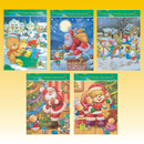 Fensterbild ca. 30 x 40 cm, 5 fach sortiert, statisch -...