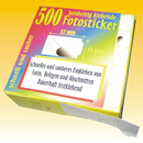 Fotosticker 500 Stck, ca. 12 x 17mm, beidseitig klebend