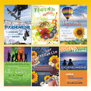 Jugendweihekarte 11,5 x 17cm, 6 fach sortiert