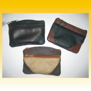 Schlsseltasche Patchwork Leder, 2 Design sortiert