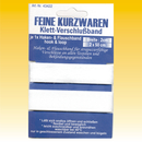 Klettband  50cm x 2cm auf Karte, WEI