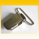 Hosentrgerclip Metall, ca. 3,3cm breit, 3,3cm lang