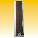 Reiverschlu 55cm, Nylon Profil, teilbar, HELLBRAUN