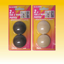 2 St. Wand & Trstopper zum Kleben, Kunststoff  40mm, 2...