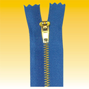 Reiverschlu Metall 16cm, HELLBLAU