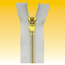 Reiverschlu Metall 20cm, HELLGRAU