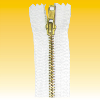 Reißverschluß Metall 20cm, WEIß