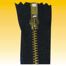 Reiverschlu Metall 20cm, SCHWARZ