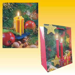 Geschenktasche LARGE, ca. 26 x 32cm, Weihnachten 2 fach sortiert