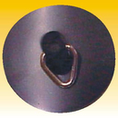 Abfluß-Stöpsel 40,5mm, schwarz, Gummi, Made in Germany