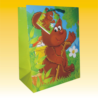 Geschenktasche 11,5 x 14cm, Kinder, 4 fach sortiert