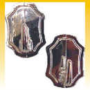 Hafthaken Florentiner, ca. 4cm, silber, selbstklebend