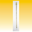 Reiverschlu Metall, 75cm, teilbar, wei