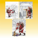 Weihnachts-Geschenktasche MEDIUM 3 fach sortiert, ca. 18...