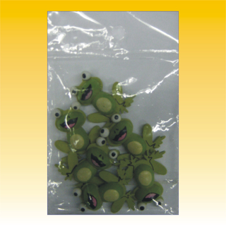 Geschenkaufkleber 6 Stck ca. 3,5 x 3,0 cm, Frosch