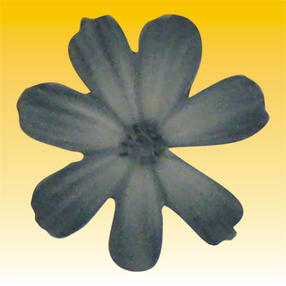 Geschenkaufkleber 12 Stück ca. ø 3,1 cm, Blume