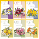 Geburtstagskarte 11,5 x 17 cm 6 fach sortiert