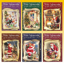 Weihnachtskarte 11,5 x 17 cm 6 fach sortiert