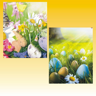 Geschenktasche 18 x 23 x 10cm, OSTER - DESIGN, 2 Motive sortiert