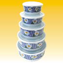 Deko-Aufbewahrungsboxen 5 Stck mit Deckel