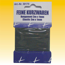 Hutgummi     3m x  1mm, Karte schwarz