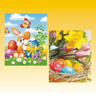 Geschenktasche 26 x 32 x 13cm, OSTER - DESIGN, 2 Motive sortiert