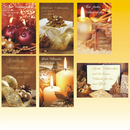 Weihnachtskarte 11,5 x 17cm, 6 fach sortiert