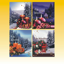 Weihn.-Geschenktte MINI 4 Designs, ca. 11,4 x 14 x 6cm