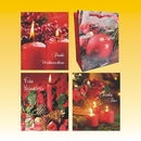 Weihn.-Geschenktte MINI 4 Designs, ca. 11,4 x 14 x 6cm