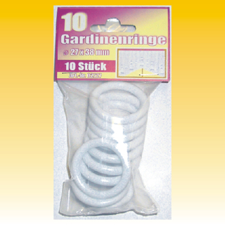 Gardinen-Stilringe 10 St. Ø 27 x 38mm