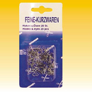 Haken und sen 20 Stck Metall, auf Karte