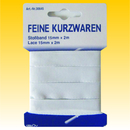 Stoband 2m x 15 mm, wei