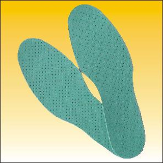 Einlegesohlen Gr. 36 - 45, grün Latex
