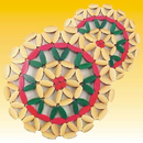 Untersetzer 2 Stck Bambus,  15cm, Strke 0,5cm