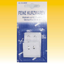 BH-Verlngerung Haken/sen-Verschlu wei, 5cm x 32mm