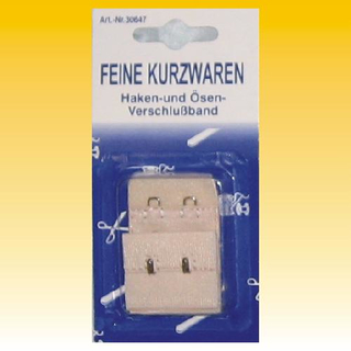 BH-Verlngerung Haken/sen-Verschlu beige, 5cm x 32mm