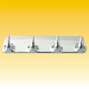 Hakenleiste 4 Haken, verchromt, 200mm